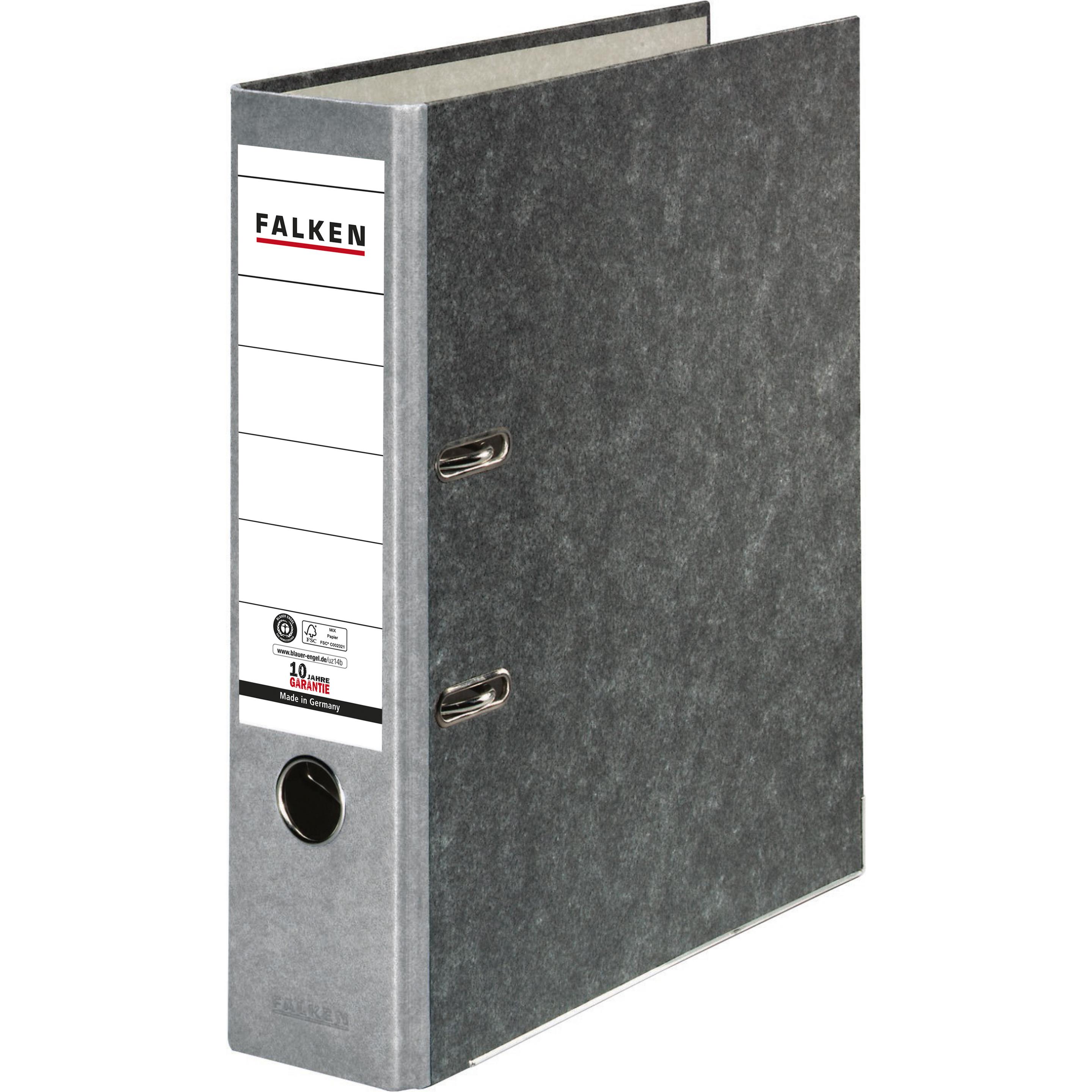 Falken, Ordner, Ordner Rückenbreite: 80 mm Verwendung für Papierformat: DIN A4 (A4, 80 mm, 1 x)