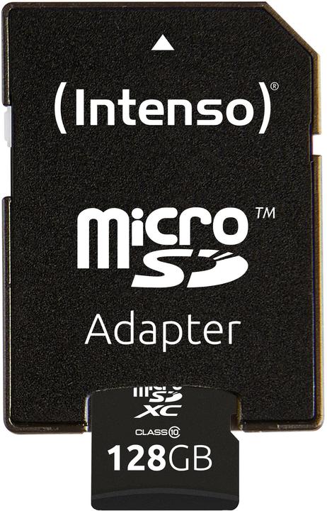 Image du produit Intenso microSD Class 10 (128 Go, microSDXC, U1, UHS-I)