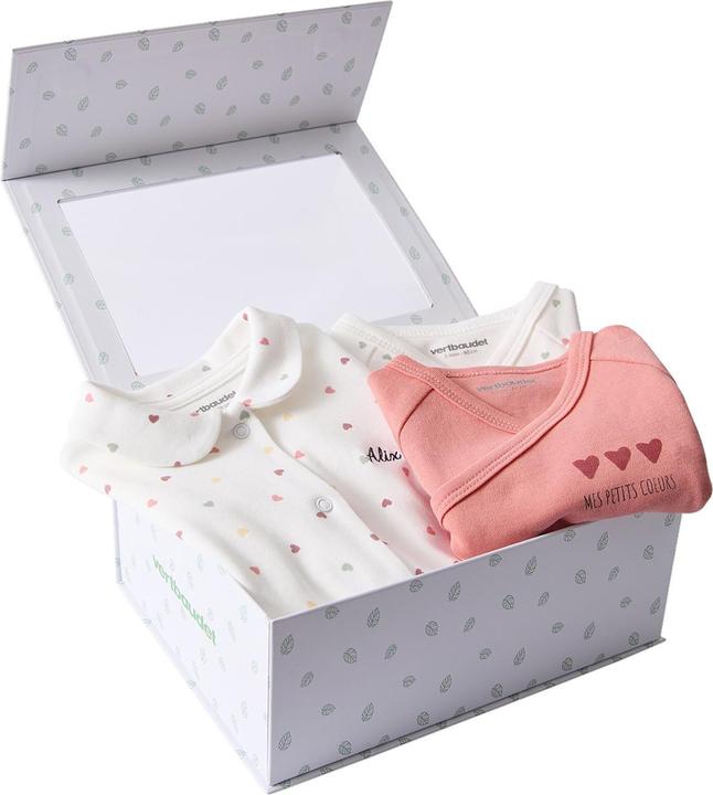 Immagine prodotto Vertbaudet Bio-Kollektion: Baby-Set für Neugeborene mit Herzen, 3 Teile (50)