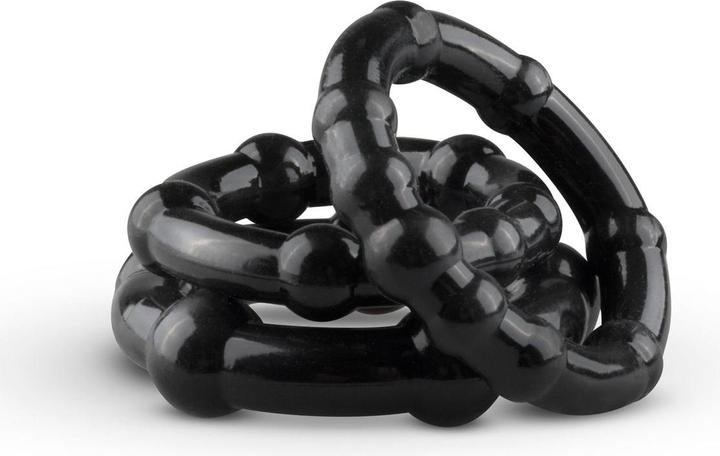 Image du produit Easytoys Kit anneau pénis noir (3.50 cm)