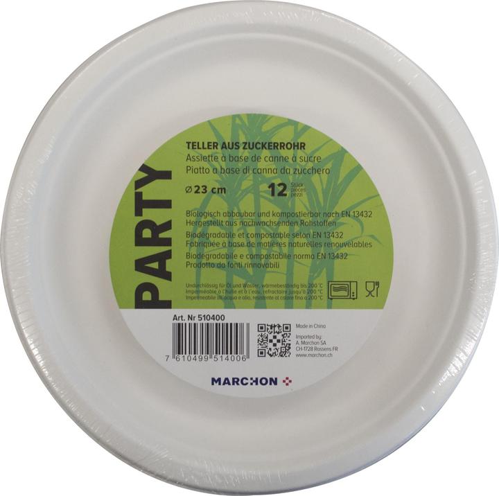 Actual product image Party Plate round 23cm (12x)