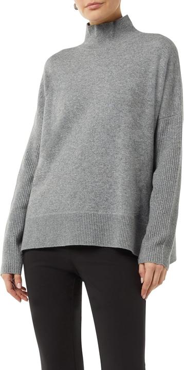 Produktbild Comma Strickpullover Strickpullover mit Stehkragen und Rippdetail (S)