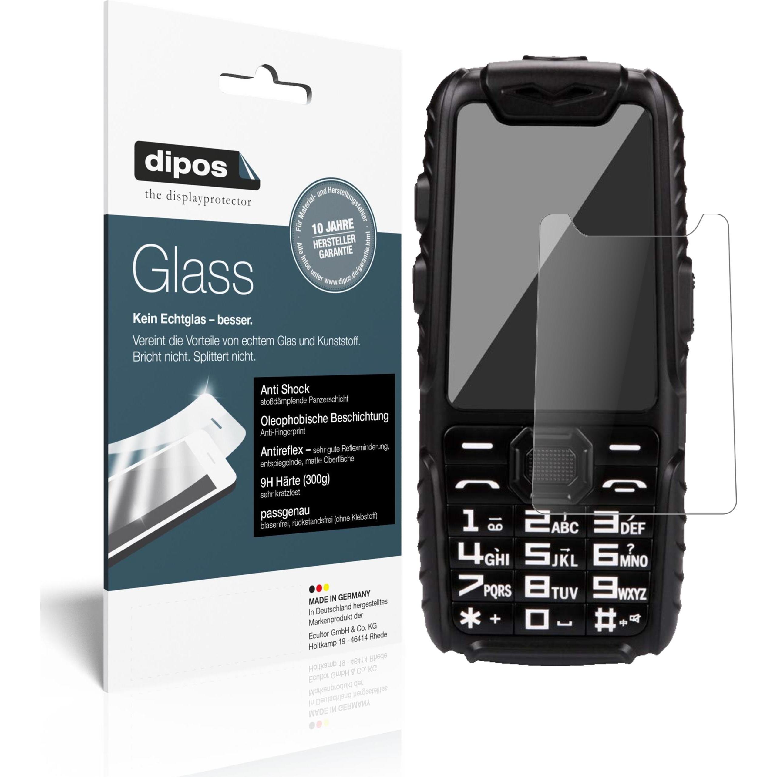 Dipos Displayschutz Anti-Shock (2 Stück, Guophone A6), Smartphone Schutzfolie, Transparent