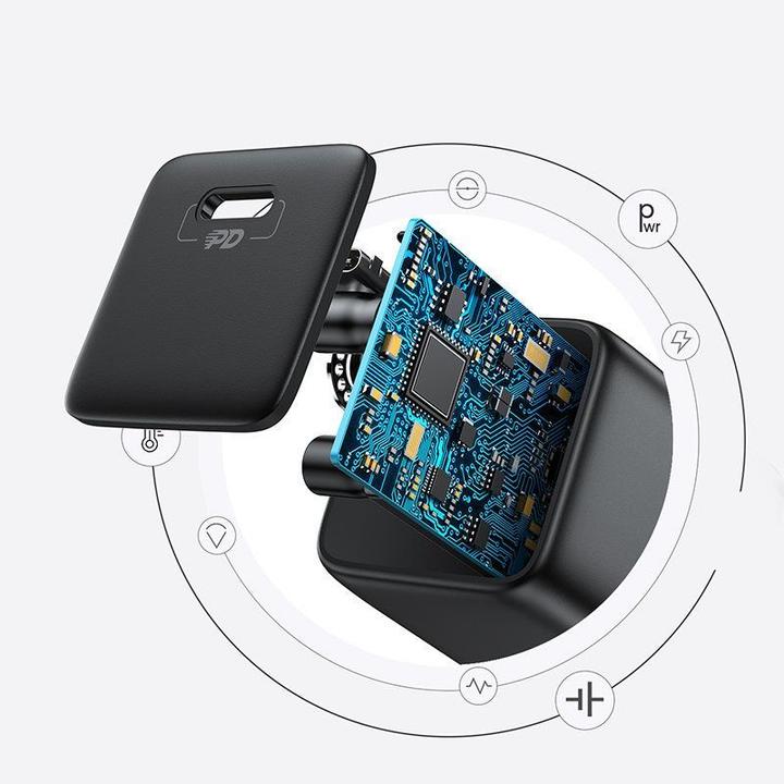 Immagine prodotto Joyroom Mini caricatore veloce USB-C, PD, 25W - Nero (25 W)