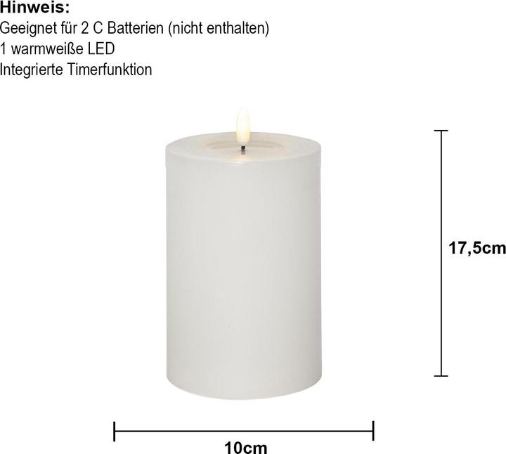 Produktbild Star Trading LED Pillar Kerze Flamme Flow Big (1 x)