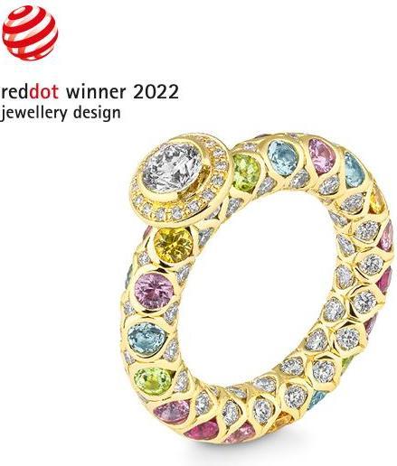 Produktbild Breuning RING - ED.TOP.HELL/Brillant (62, 750/18 K Gold)