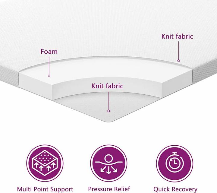 Produktbild vidaXL Boxspringbett (100 x 200 cm)