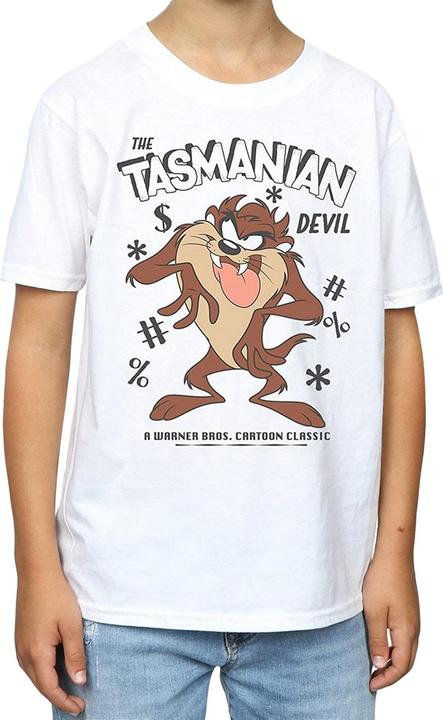 Actual product image Looney Tunes Boys Tasmanian Devil Vintage Cotton T-Shirt (152, 158)