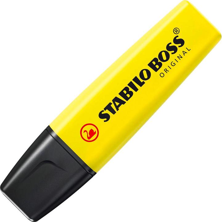 Productafbeelding STABILO Markeerstift - BOSS ORIGINAL - Pak van 4 - geel (4x)