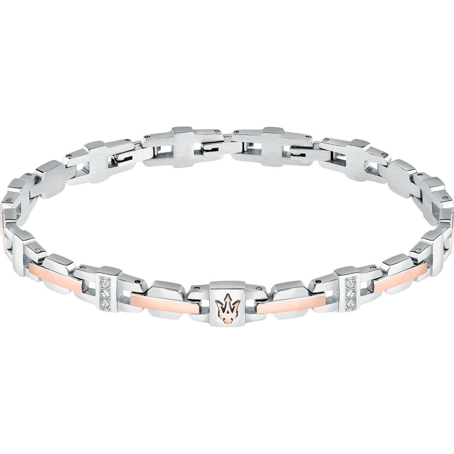Maserati, Armschmuck, Armband, (18 cm, Edelstahl)