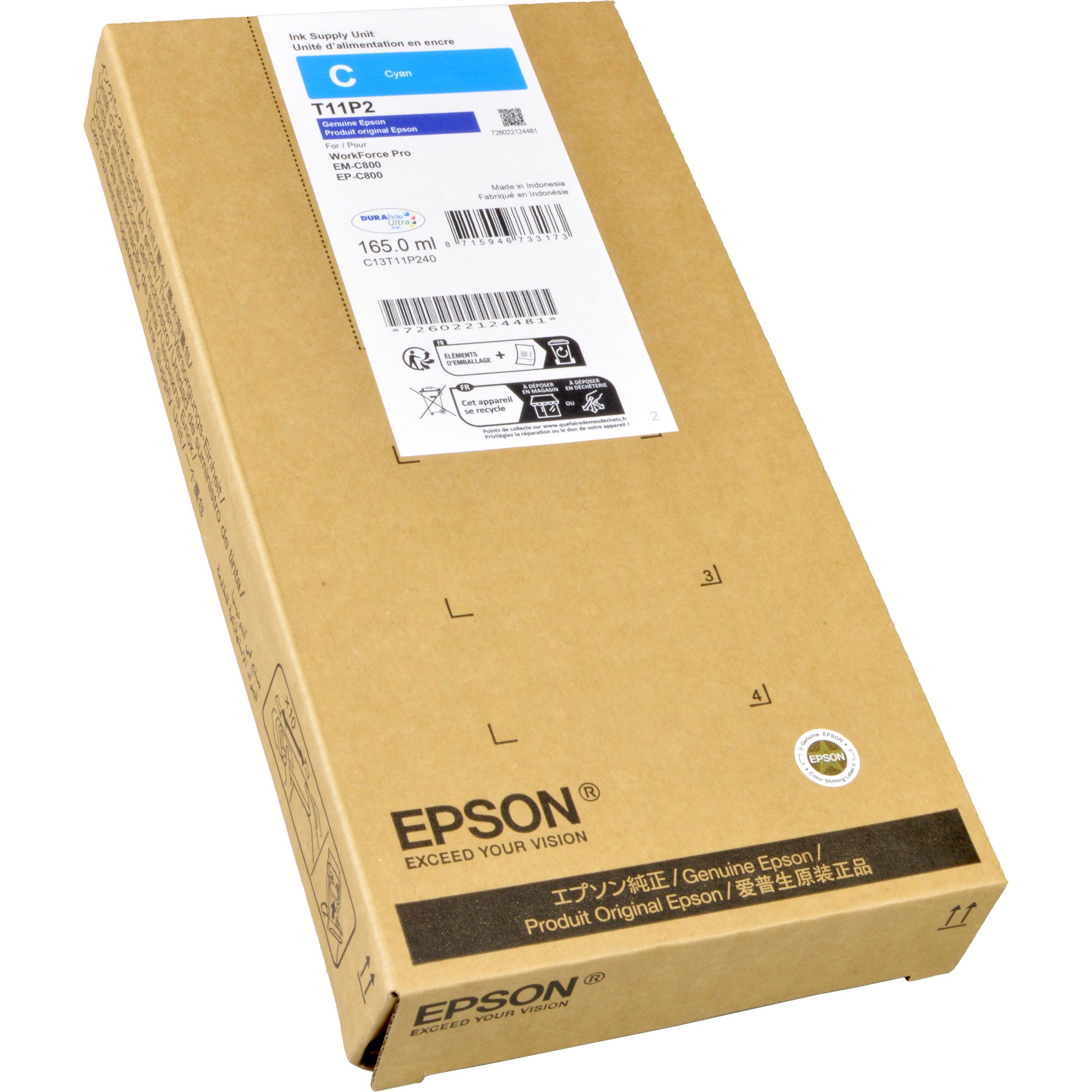 Thumbnail - Epson, Druckerpatrone, Tinte cyan WF Pro EM/EP-C800R, "XXL" (C)