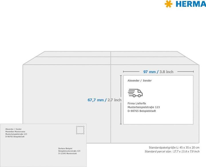Immagine prodotto HERMA Etichette universali A4