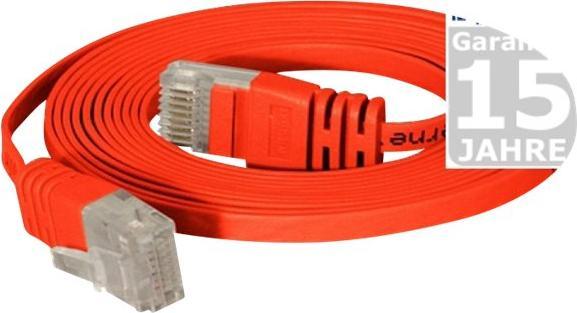 Produktbild Tecline Patchkabel Cat.6 U/UTP, ungeschirmt, flach, rot, 2.0m superflaches Patchkabel z.B. für die Verlegung (U/UTP, CAT6, 2 m)