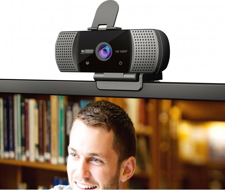 Actual product image Urban Factory Webee Webcam USB Full HD 1080p 2m Pixels Autofocus (2 Mpx)