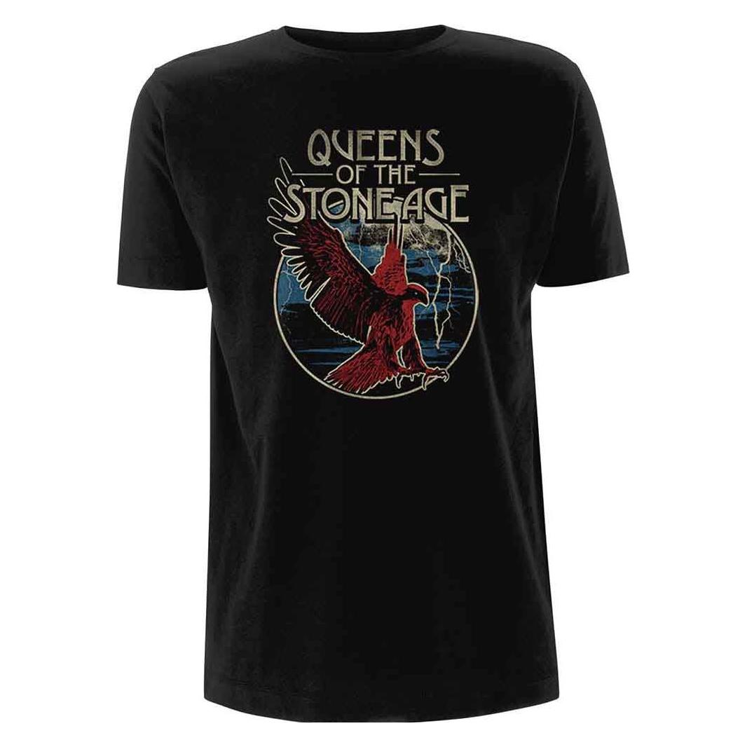 Queens Of The Stone Age, Herren, Shirts, Eagle, Schwarz, (Xl)