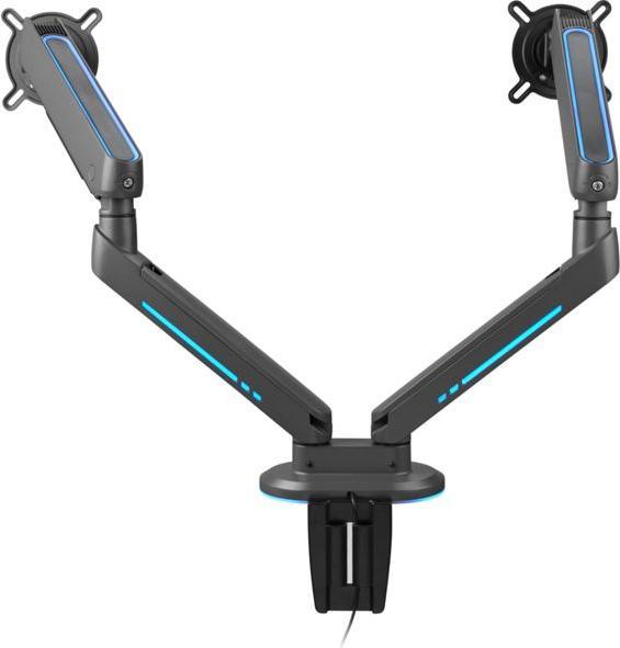 Produktbild One for All Monitor Halterung Experience RGB Dual schwarz (Tisch, 45", 14 kg)