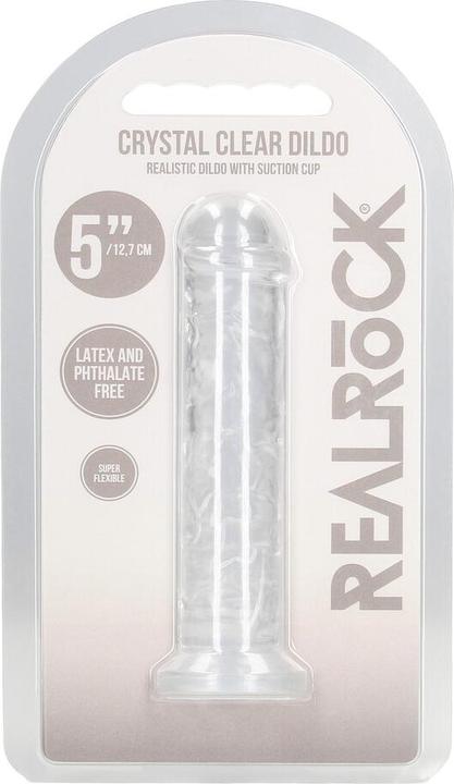 Produktbild RealRock Realistic Dildo - 5 / 12,7 cm - Transparent