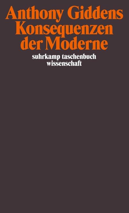 Produktbild Konsequenzen der Moderne (Deutsch, Anthony Giddens, 1996)