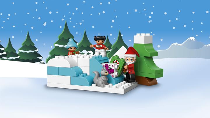 Produktbild LEGO Winterspass mit dem Weihnachtsmann (10837)