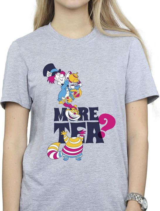 Immagine prodotto Disney Alice In Wonderland More Tea Maglietta Ampia Donna (4XL)