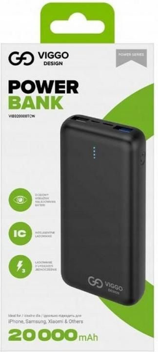 Actual product image Viggo Power Bank (20000 mAh, 5 W, 18.50 Wh)