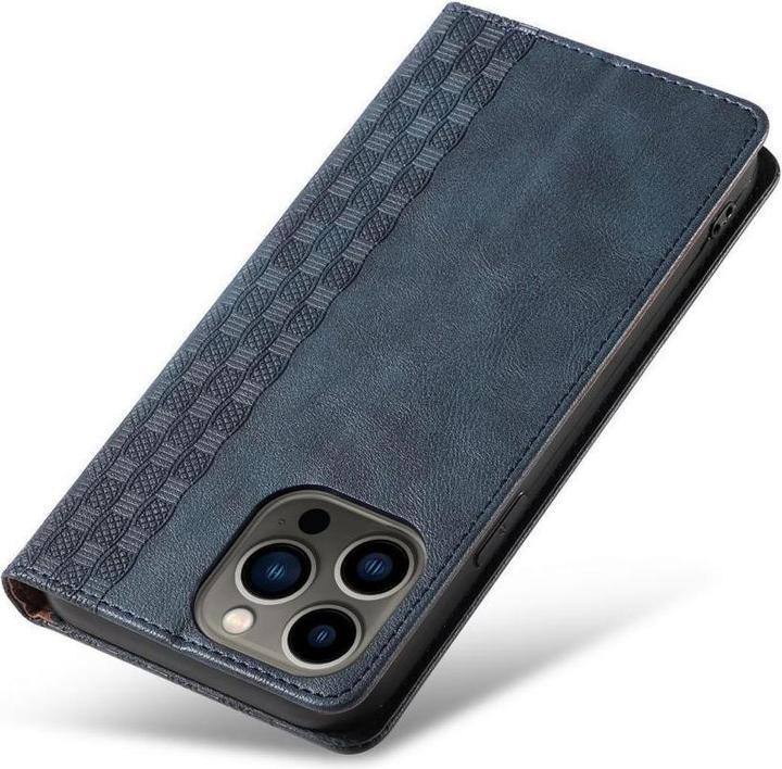 Actual product image Hurtel Magnet Strap Case Case for Samsung Galaxy S23 Ultra Flip Wallet Mini Lanyard Stand Blue (Samsung Galaxy S23 Ultra)