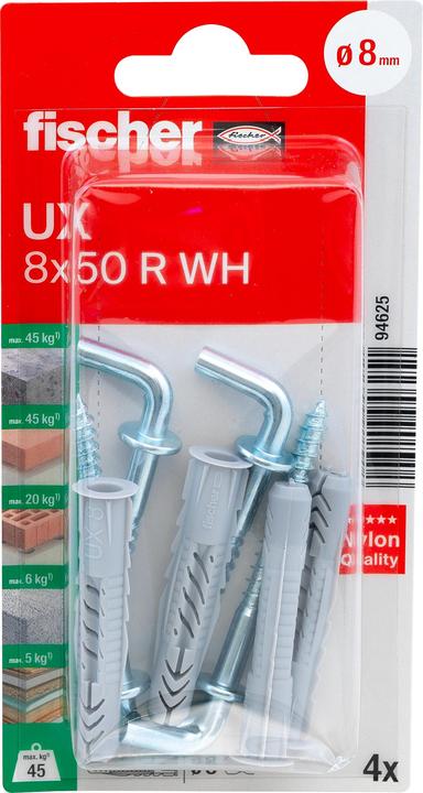 Produktbild Fischer Universaldübel UX 8x50 WH K