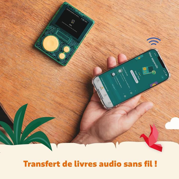 Actual product image Lunii Interactive Storyteller Player with 4 Choose-Your-Own Adventure Audiobooks for 12 Hours of Fun