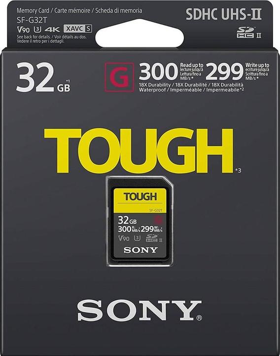 Produktbild Sony SF-G Tough SDXC UHS-II (32 GB, SDHC, U3, UHS-II)