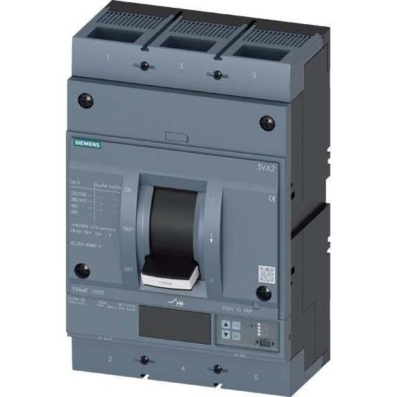 Siemens, Schutzschalter, Leistungsschalter 1000A 3p 400-1000A/In 3VA2510-6JP32-0AA0