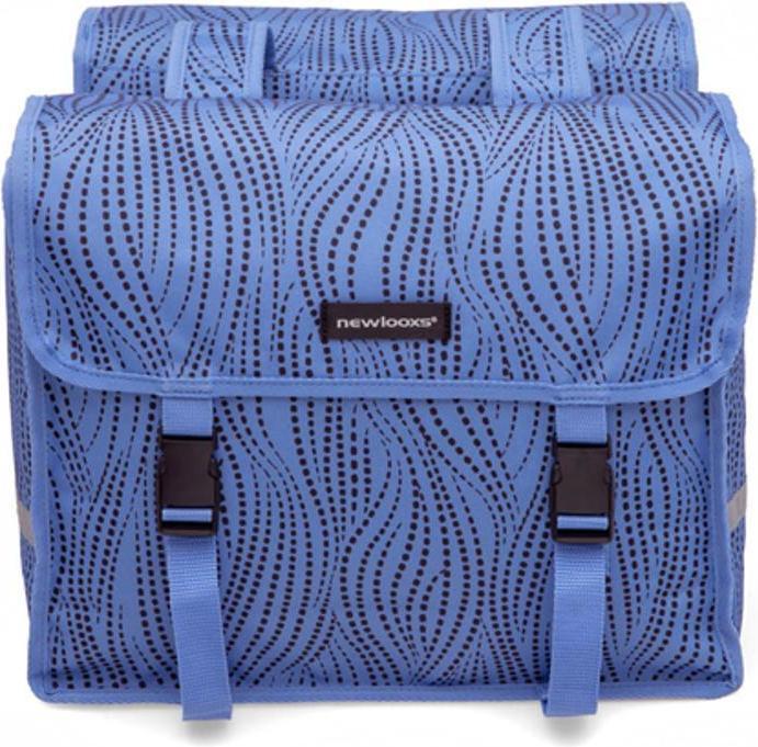 Productafbeelding New Looxs Fiori dubbele Alma blauwe tas (30 l, Draagtas)