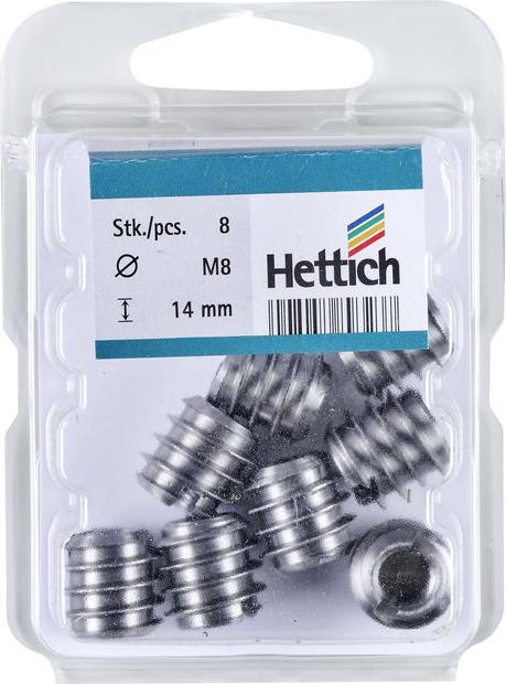 Hettich Eindreh-Muffe M8 x 14 mm