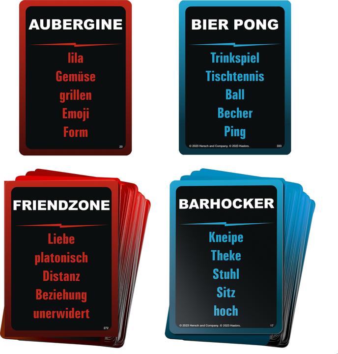 Actual product image Hasbro Taboo Uncensored (German)