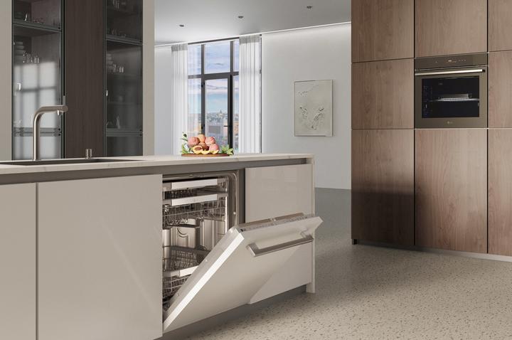 Produktbild LG QuadWash DB475TXS Geschirrspüler mit Vollentleerung Klasse A 14 Plätze Dampf Wi-Fi