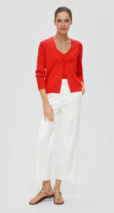 Produktbild s.Oliver Strickjacke Strickjacke aus Viskosemix (36)