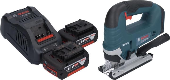 Image du produit Bosch Professional Bosch GST 18V-125 B Professional Scie sauteuse sans fil 18 V 125 mm Brushless + 2x batterie 5,0 Ah