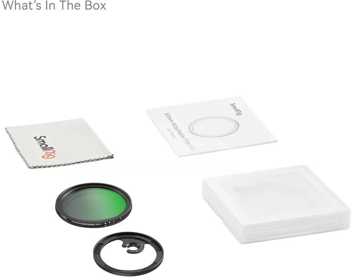 Produktbild SmallRig MagEase Magnetic VND Filter Kit (52 mm, Polarisationsfilter)