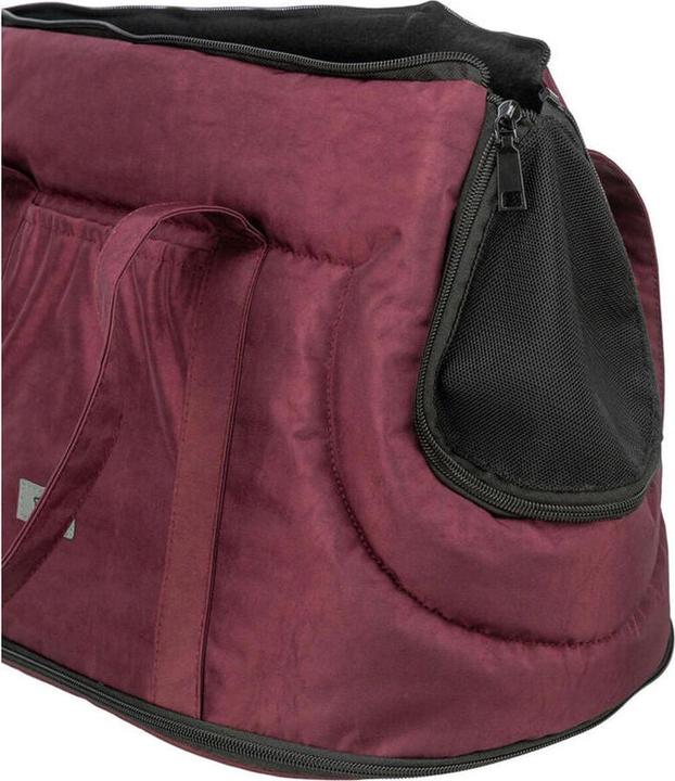 Actual product image Trixie Bag Riva, 26 × 30 × 45 cm, sangria (Dog, Breathable)