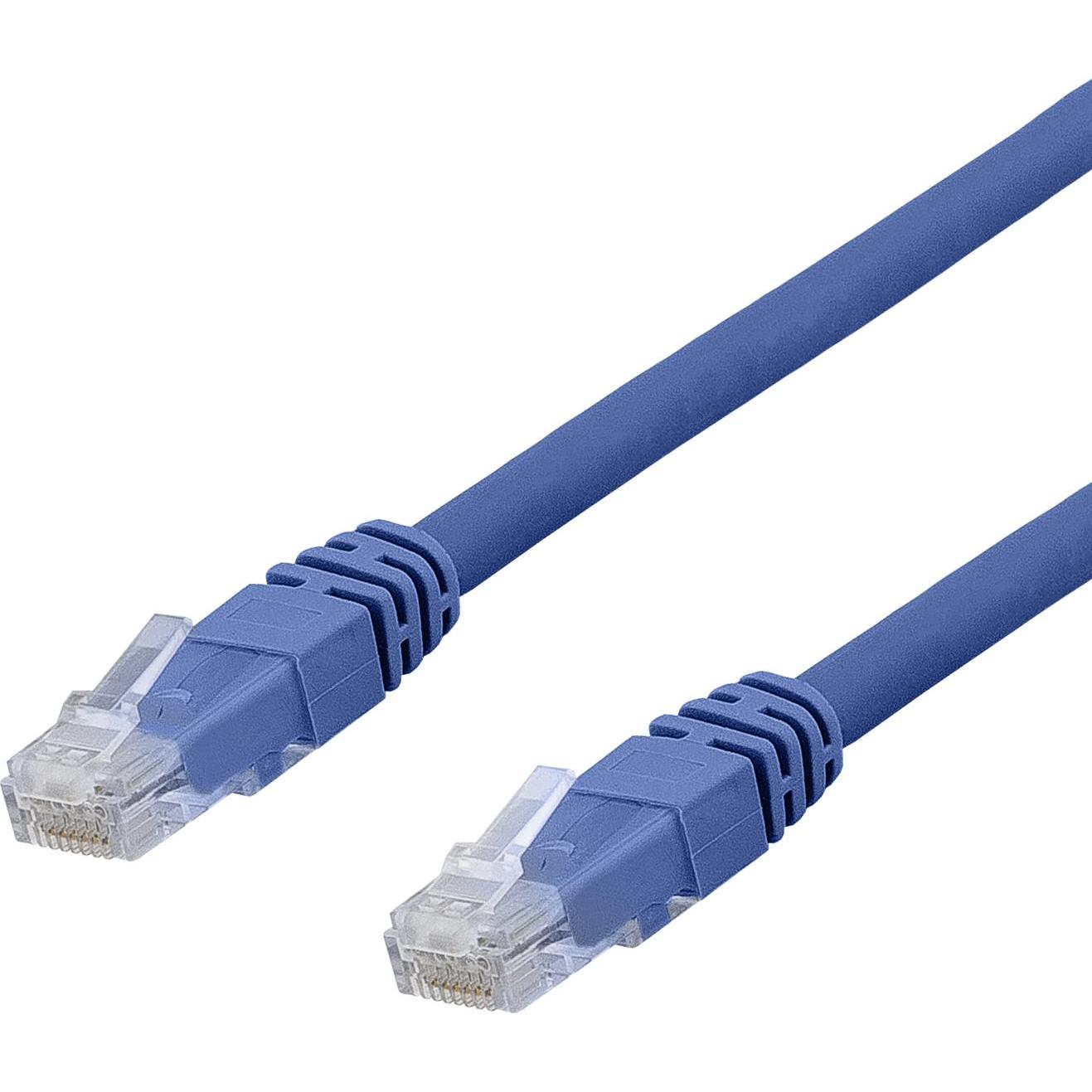 Deltaco TP-63BAU - patchkabel - 3 m (U/UTP, CAT6a, 3 m), Netzwerkkabel