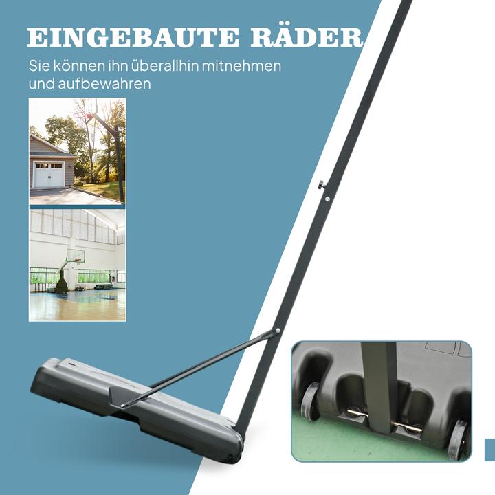 Actual product image Homcom Basketball hoop with 2 wheels