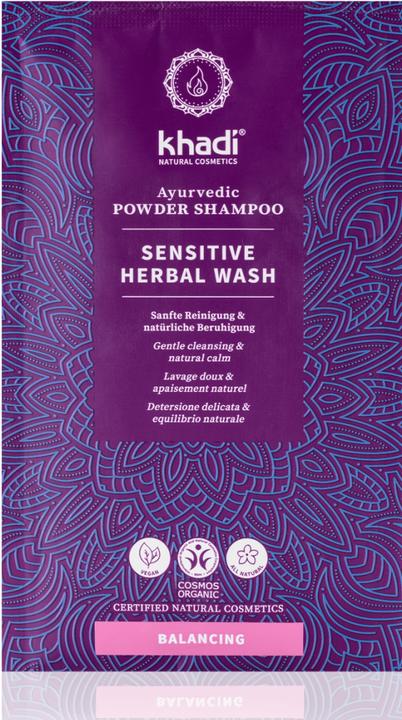 Produktbild Khadi Shampoo Sensitiv Herbal Wash 50 g (Flüssiges Shampoo)