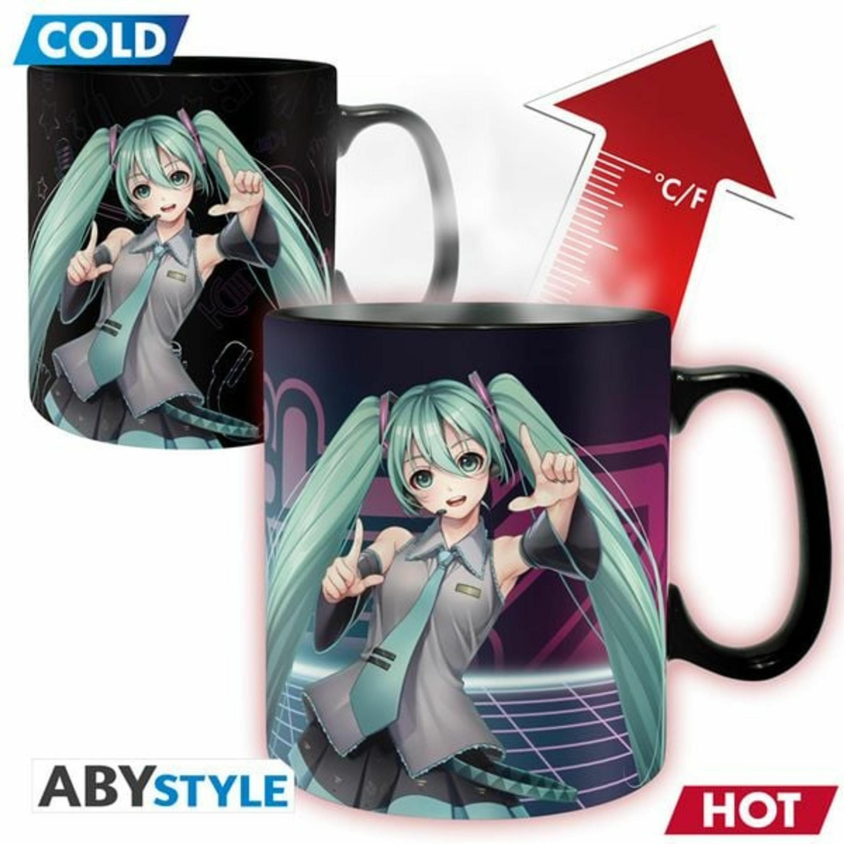 Abystyle Multicolore Hatsune Miku-Mug Heat-Hatsun.abymuga459, Tazze,