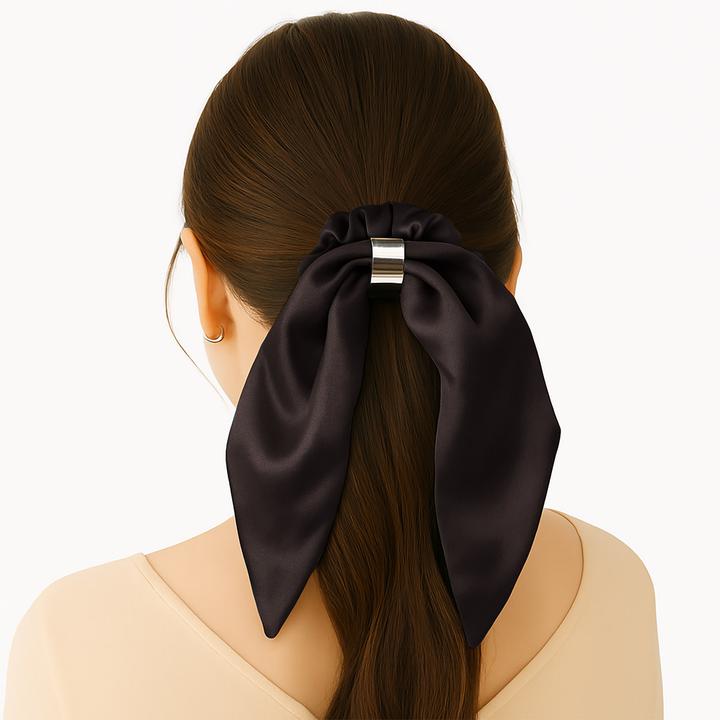 Immagine prodotto Avizar Scrunchie Satin Schmetterlingsform Minnie (Elastico per capelli)