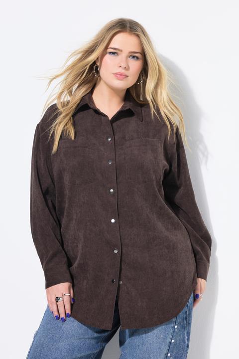 Produktbild Studio Untold Cord-Hemd, oversized, Hemdkragen, Langarm (46, 48)