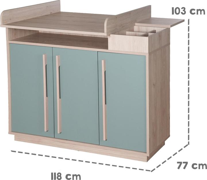 Produktbild Roba Kinderzimmerset Selva (Babybett, Wickelkommode)