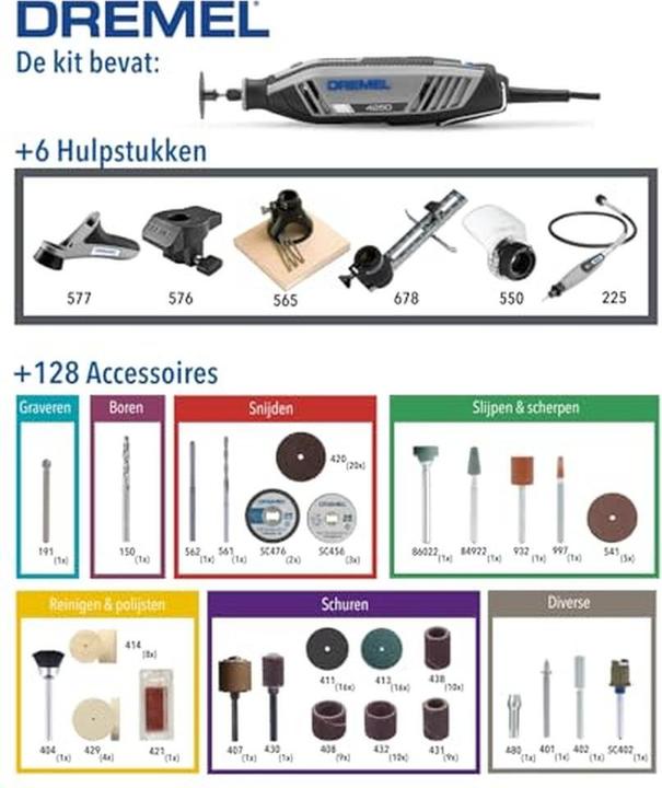Actual product image Dremel Multifunctional tool 4250-6/128