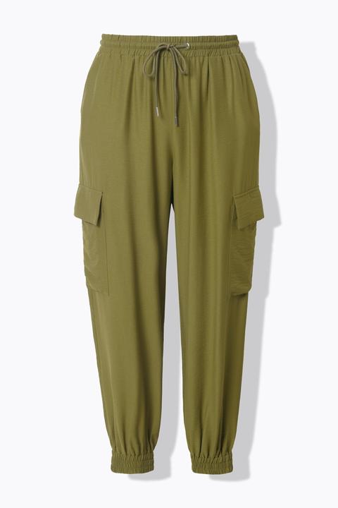 Produktbild Studio Untold Cargohose, Wide Shape, Elastikbund, -saum (54)