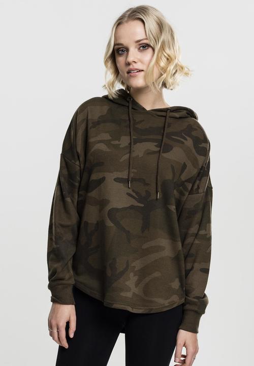 Produktbild Urban Classics Ladies Oversized Camo Hoody (S)