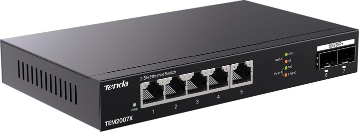 Productafbeelding Tenda TEM2007X Ethernet Schakelaars 2,5 Gigabit 5 (5 Havens)
