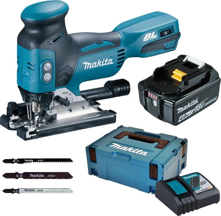 Produktbild Makita DJV 181 RM1J Akku Pendelhubstichsäge 18V Brushless + 1x Akku 4,0Ah + Ladegerät + Makpac